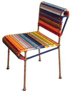 Gragon Fly Chair - Sahil Sarthak - Katran Collection - Sunset colors